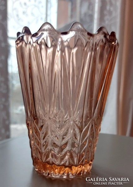 Old mauve vase