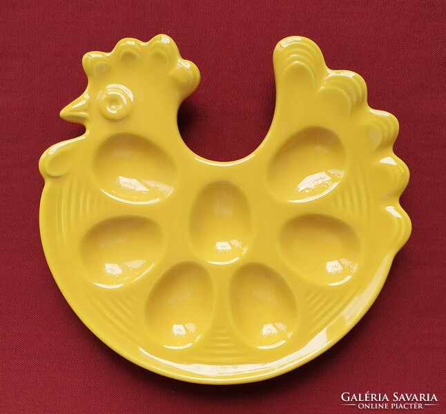 Wächtersbach German porcelain ceramic egg holder serving bowl egg bowl in the shape of a rooster