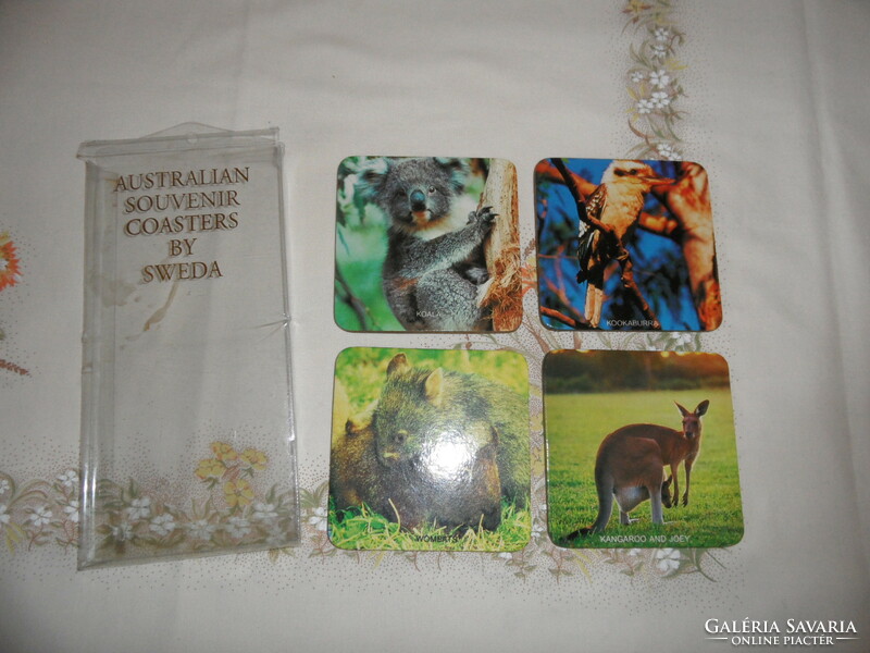 Coasters from Australia (4 pcs.)