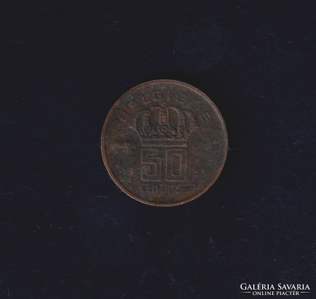 Belgium 50 centime 1953