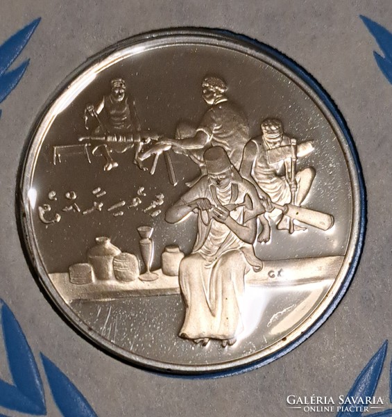 0.925 Silver (ag) commemorative medal Maldives, proof, pp (g611)