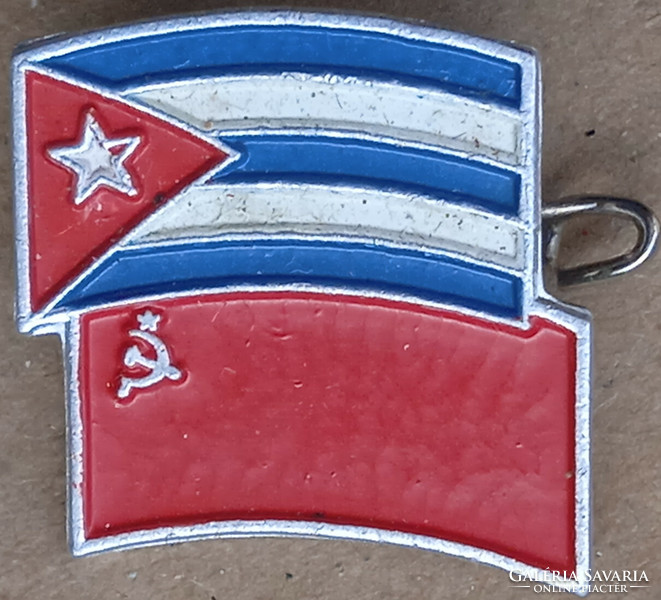 Kuba - Szovjetunió Barátság - jelvény