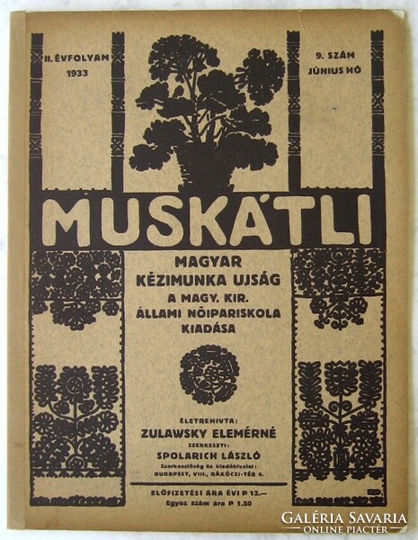 Mrs. Zulawsky: geranium 1933