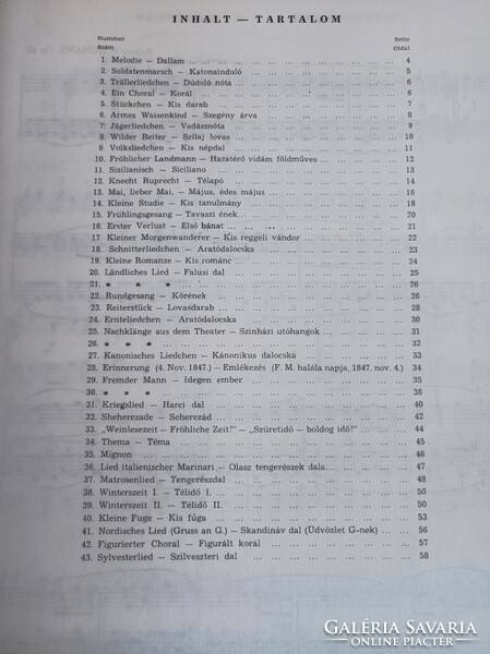 Robert Schumann Album für die jugend zongoràra 1959