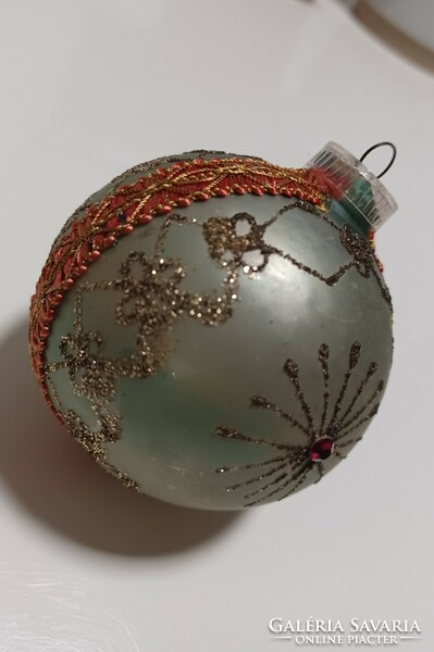 Old Christmas tree decoration glass