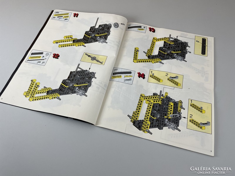 LEGO Technic 8074 Universal Set Flex System - összerakási útmutató leírás 1991