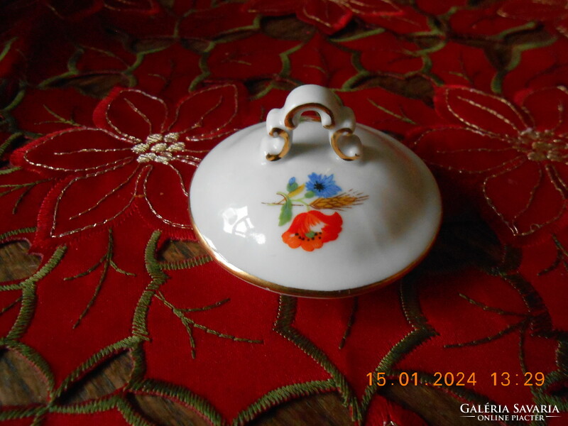 Zsolnay poppy coffee pouring lid