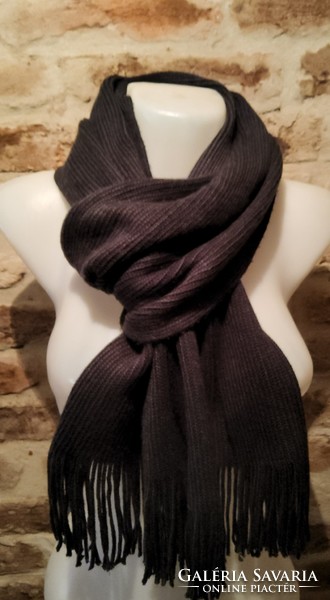 Men's soft knitted scarf