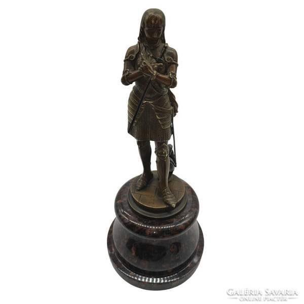 Eutrope bouret - jean d'arc bronze statue - m1265