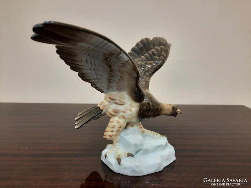 Herend turul, falcon, eagle bird porcelain figure