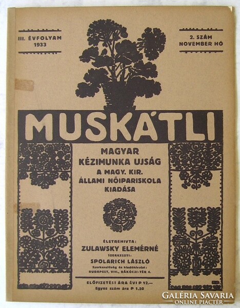 Mrs. Zulawsky: geranium 1933