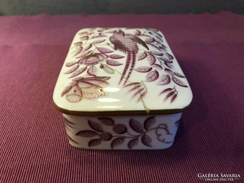 Herend porcelain zova pattern bonbonier box