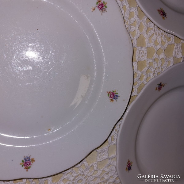 Zsolnay virágos lapos tányérok