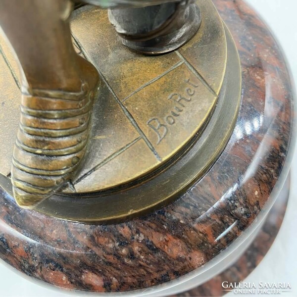 Eutrope bouret - jean d'arc bronze statue - m1265