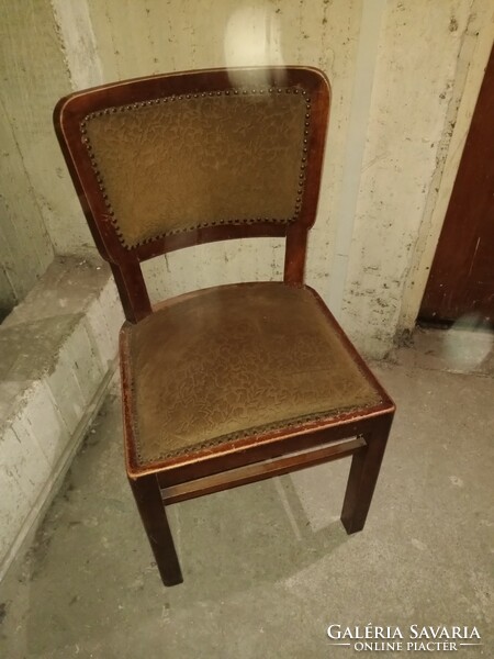 From a legacy, retro sprung upholstered dining chair art deco 30000ft Óbuda seat height 45cm seat size 45