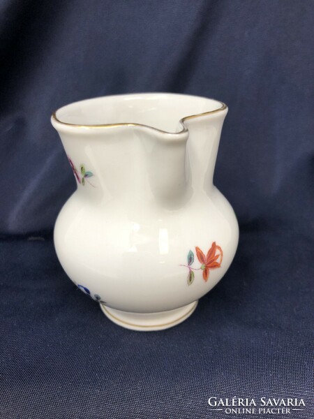 Herend colorful Nanking bouquet patterned milk or cream spout (7 cm) rz