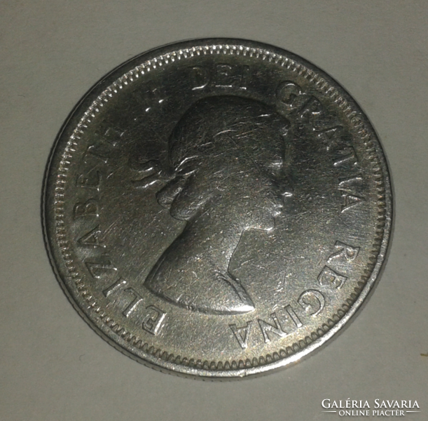 Kanada ezüst 25 cent, 1961