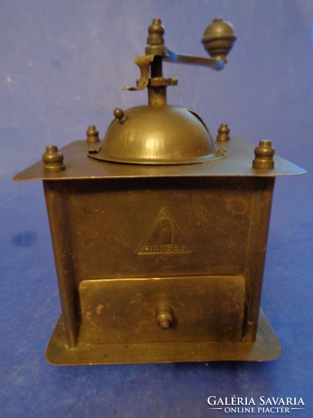 Antique ramses copper coffee grinder