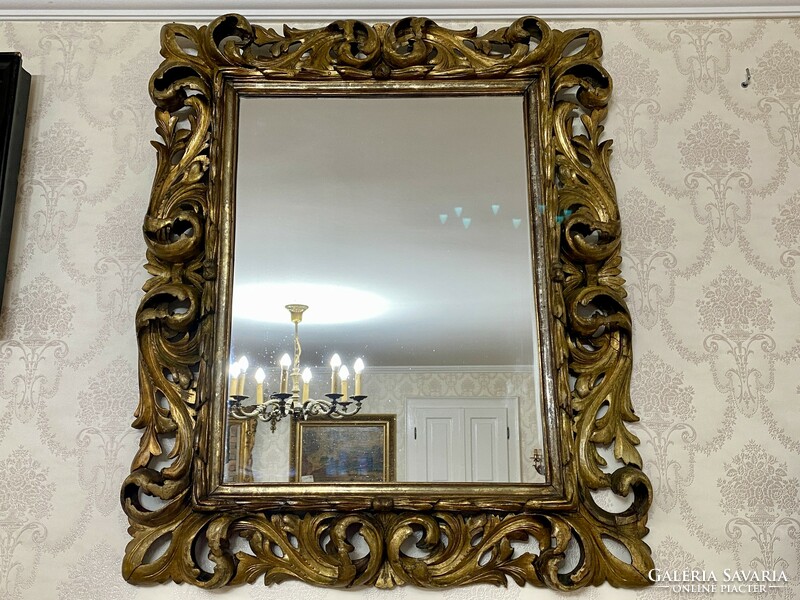 KINCSVADÁSZOKBÓL 150éves Florentin tükör 90x70cm
