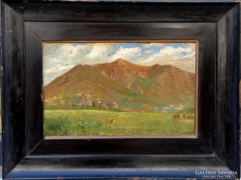 Pállya carolus (1875-1948): mountainous landscape