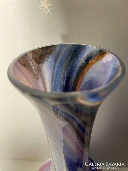 Dorotheenhütte wolfach - 26 cm tall, magnificent glass vase, decorative vase, table decoration