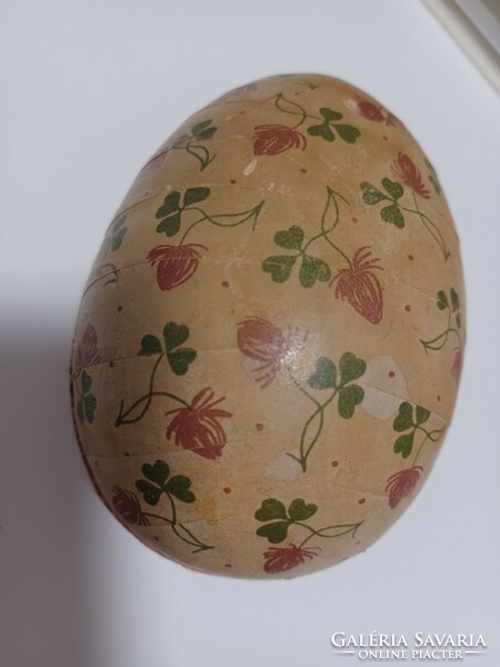 Old paper mache Easter egg - vintage, shabby