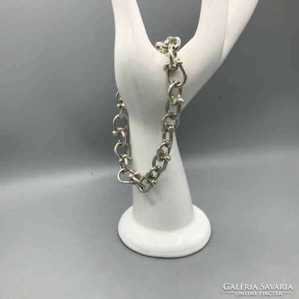 925 marked silver bracelet made of special beads