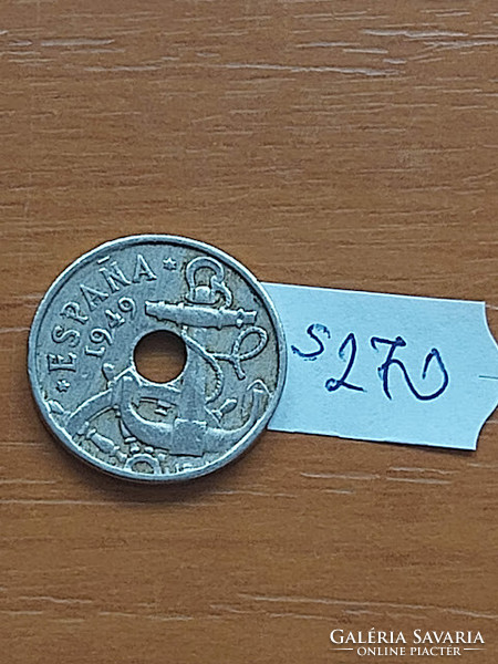 Spain 50 centimeter 1949 copper-nickel francisco franco s270