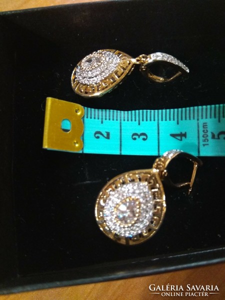 Silver gilded earrings