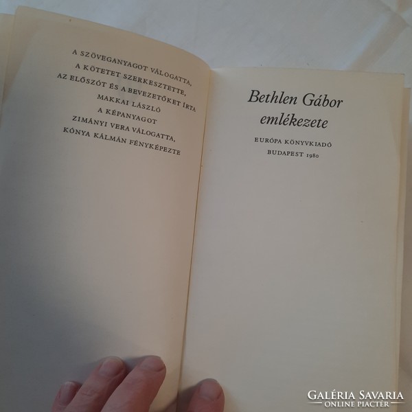 László Makkai: the memory of Gábor Bethlen 