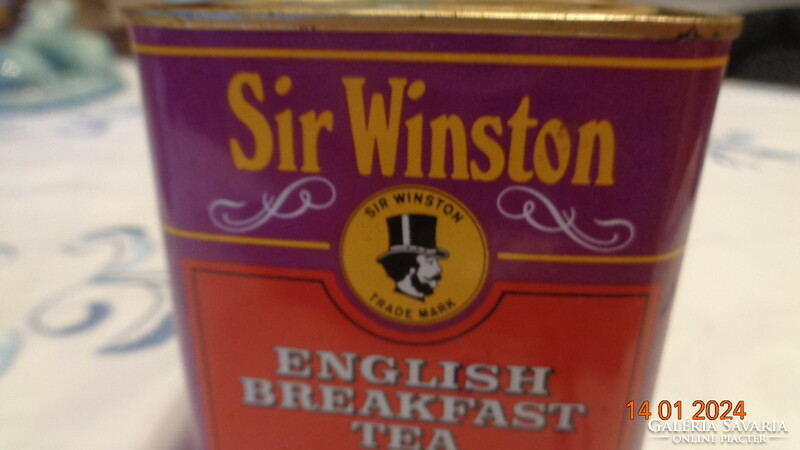 Sir Winston  angol teás doboz   7,7 x 7,7 x 9 cm