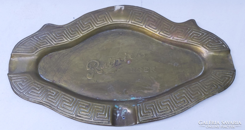 Old copper beer tray