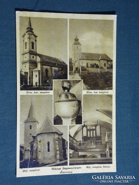 Postcard, luck, Roman, Reformed church, crypt of Zsigmond Rákóczi