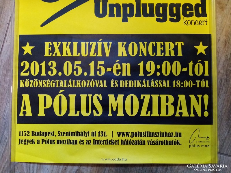 Edda concert poster. 69 X 48 cm.