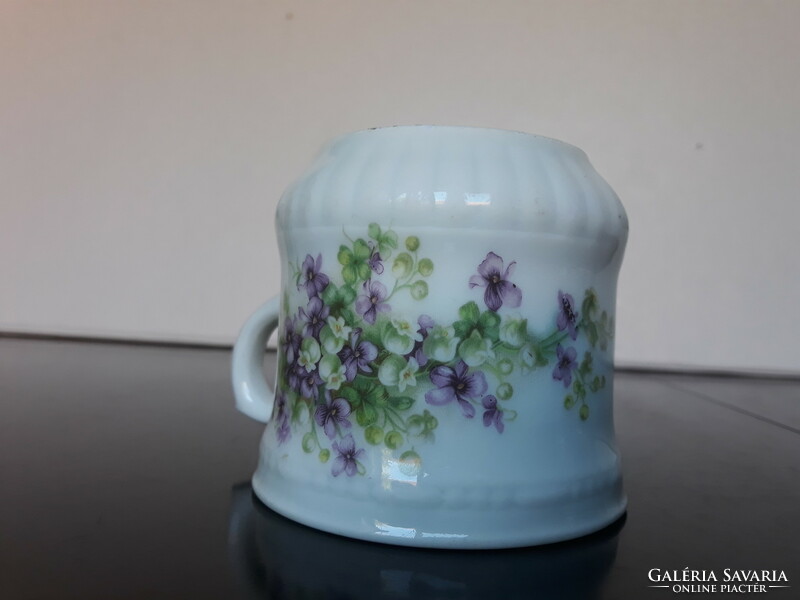Beautiful antique porcelain violet mug