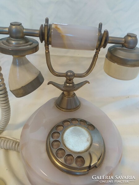 Antique onyx stone phone