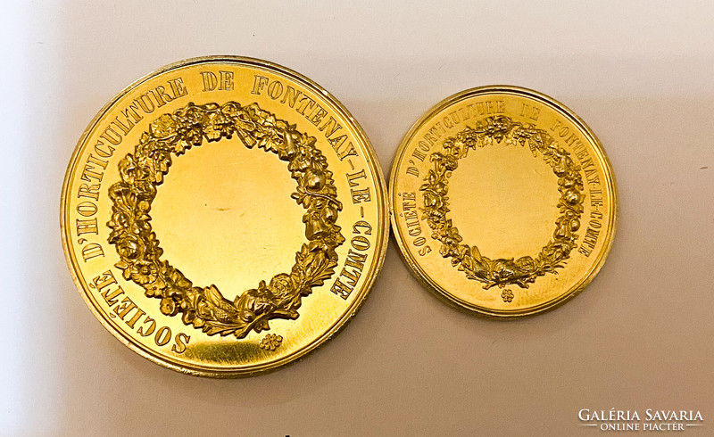 French Horticultural Society, Gilt Silver Medals.