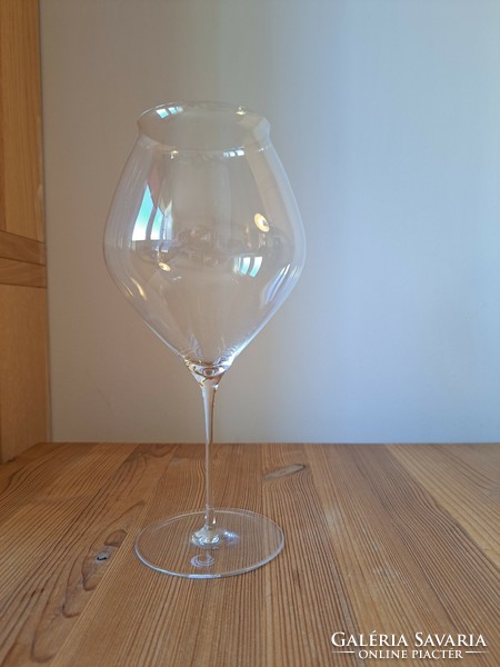 Halimba 2 handmade red wine crystal glasses