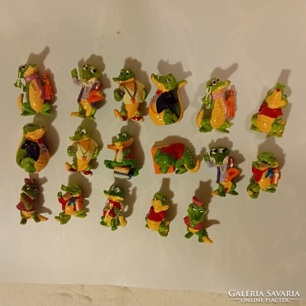Kinder figurines complete series / crocodile 1991 / croc