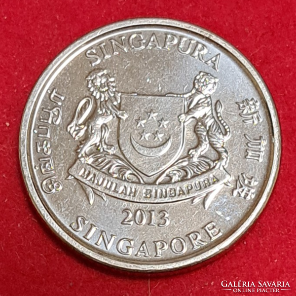 2013. Singapore 20 cents (456)