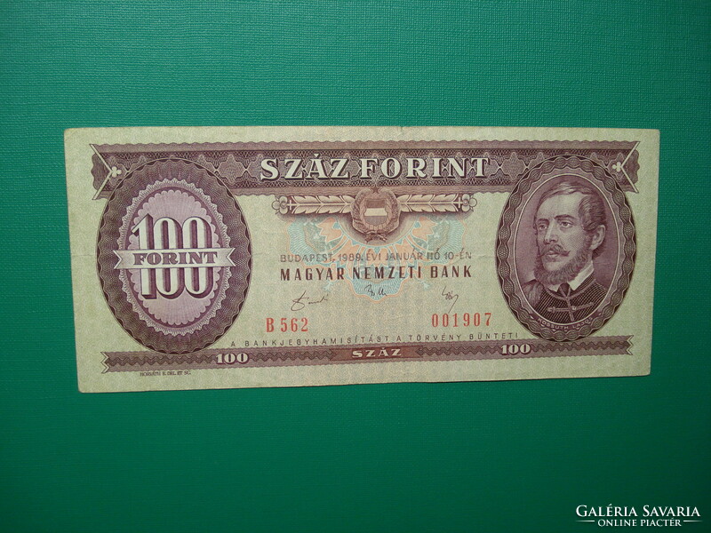 Ropogós 100 forint 1989