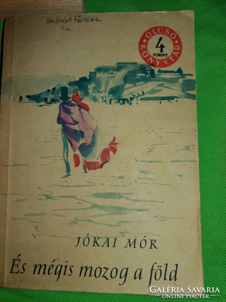 1962. Olcsó könyvtár Jókai Mór : És mégis mozog a Föld I. -II.- III. könyv egybe a képek szerint
