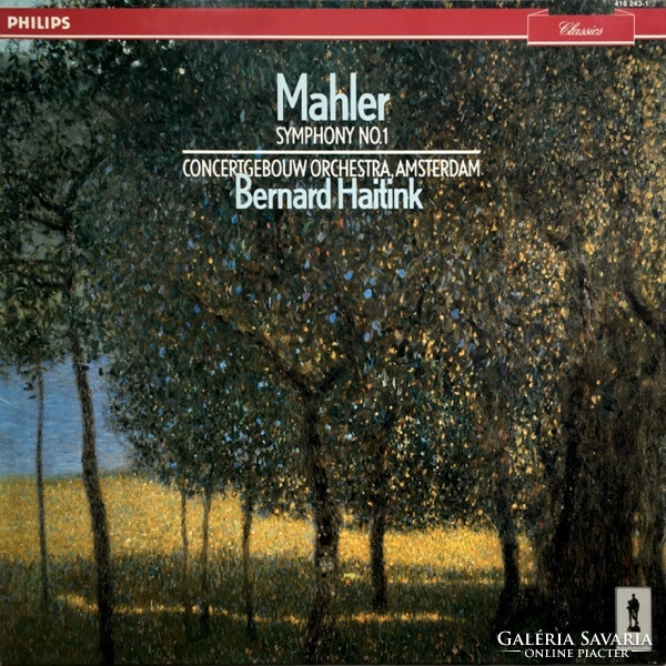 Mahler, concertgebouw orchestra, amsterdam, bernard haitink - symphony no. 1 (Lp, R)