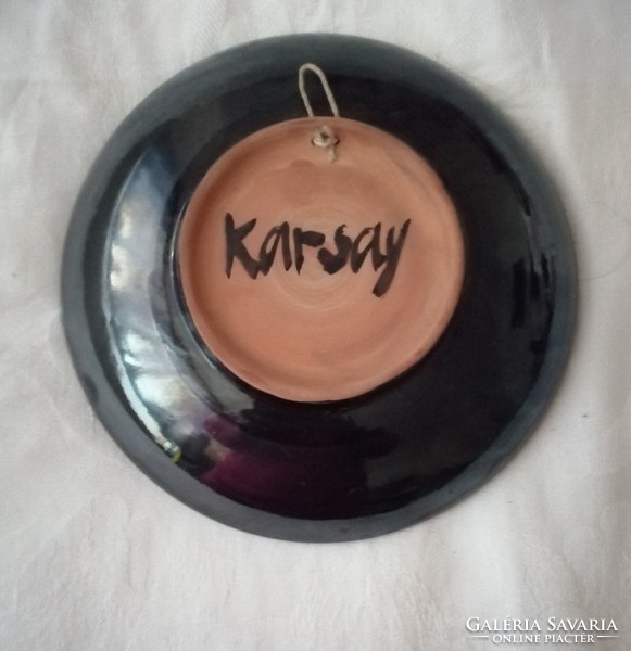 Karsay ceramic wall plate 24 cm