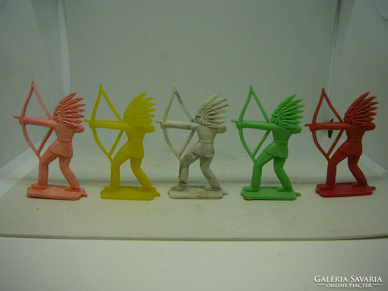 Cheap, plastic Indians from the 1970s and 1980s