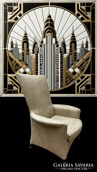 Paolo Piva által tervezett Design WITTMANN Alta fotel új kárpittal