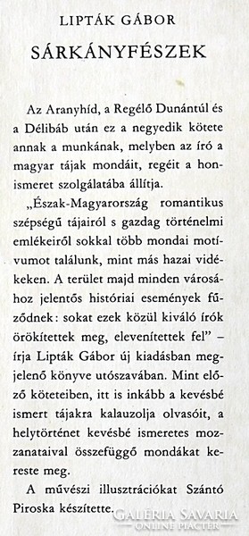 Gábor Lipták: dragon's nest. Folktales, legends, stories from Northern Hungary