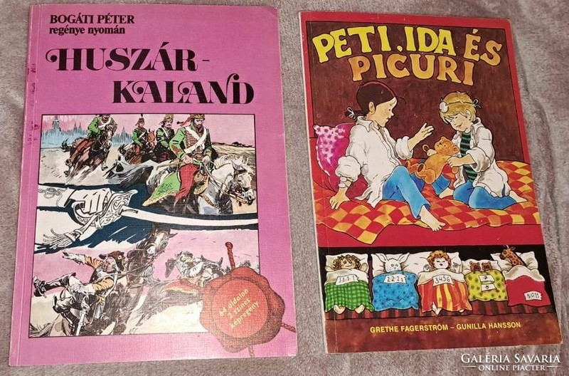 Hussar adventure and Peti, Ida and Picuri comics