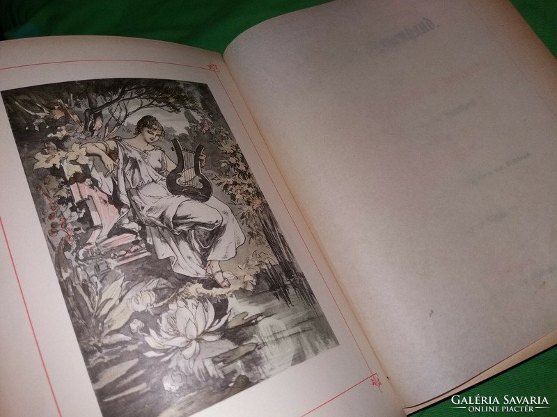 1890.Dr Karl Zetter: - német nyelvű antik antológia Egy nő gyengéd kezében.-Album szavakban,képekben