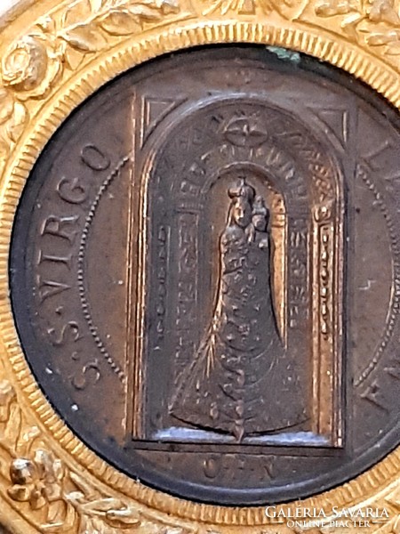 Loreto holy house s.S virgo lauretana commemorative medal, pendant, santa casa loreto s.S virgo lauretana